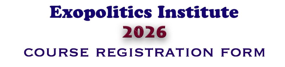 2020 exopolitics institute courses Spring semester